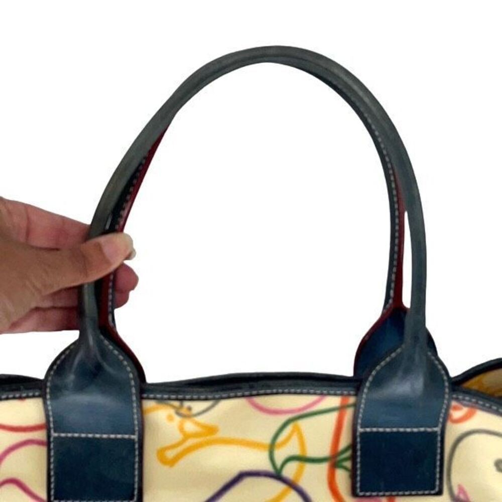 DOONEY & BOURKE BELLA SHOPPER ROYAL BLUE‎ TOTE 17w x 13h x 4.5” XLARGE PURSE - Picture 5 of 16